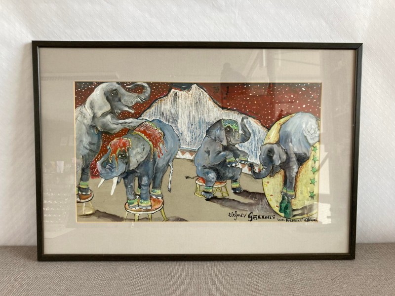 Kunstwerk 'Elefanti Galanti'