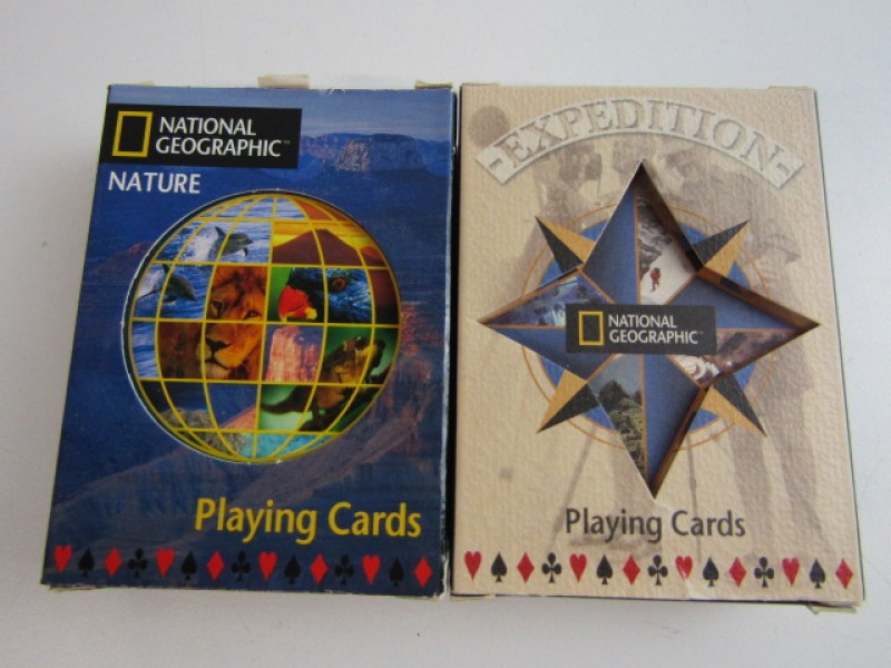 2 Pakken Speelkaarten, National Geographic