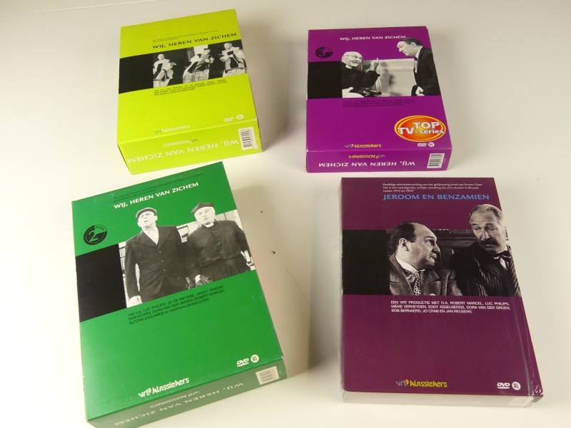 DVD: klassiekers VRT "De heren van Zichem/ Jeroom en Benzamien" 1966 - 1971