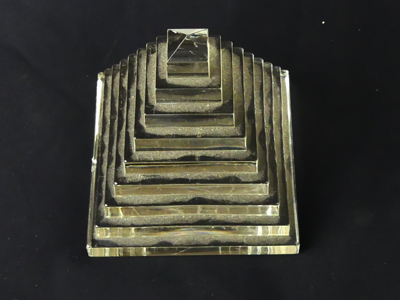 Villeroy & Boch glazen piramide  - presse-papier