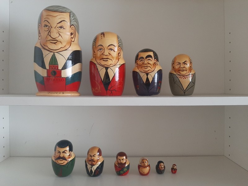 Matroesjka's Russische leiders