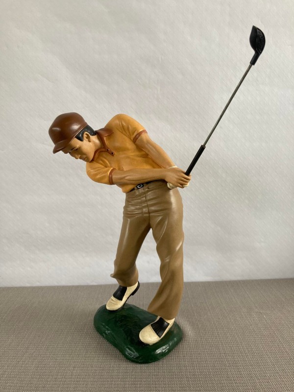 Beeld van een golfspeler