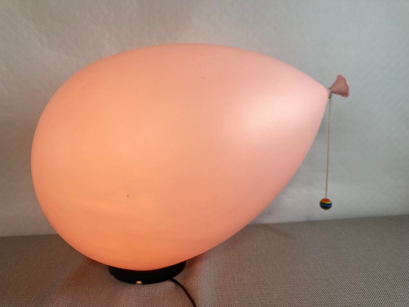 Design lamp: roze ballon