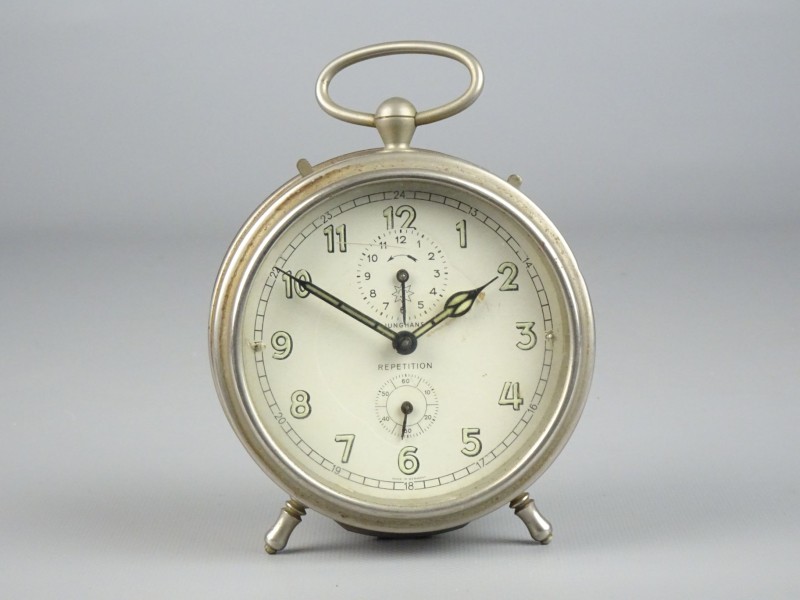 Vintage klok gemerkt Jung Hans Repetition.