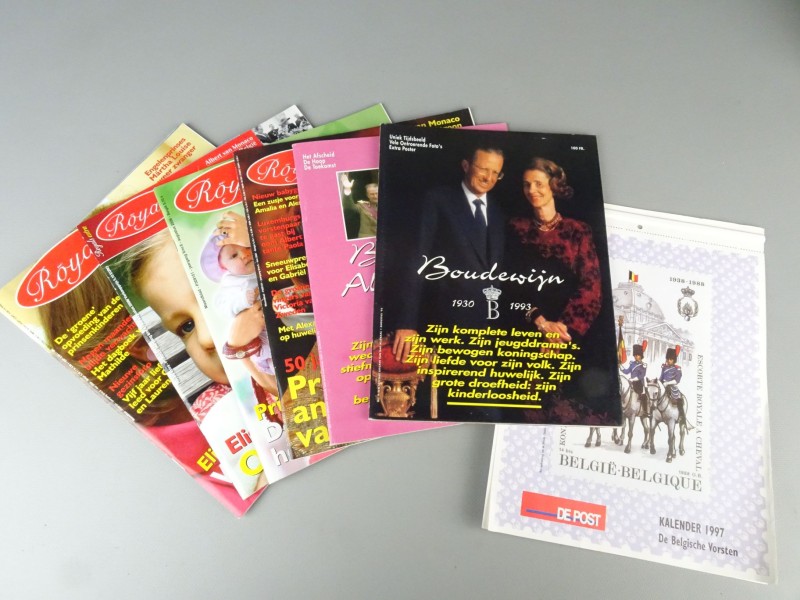 Vintage tijdschriften Boudewijn en Fabiola uitgave 1993 + kalender.