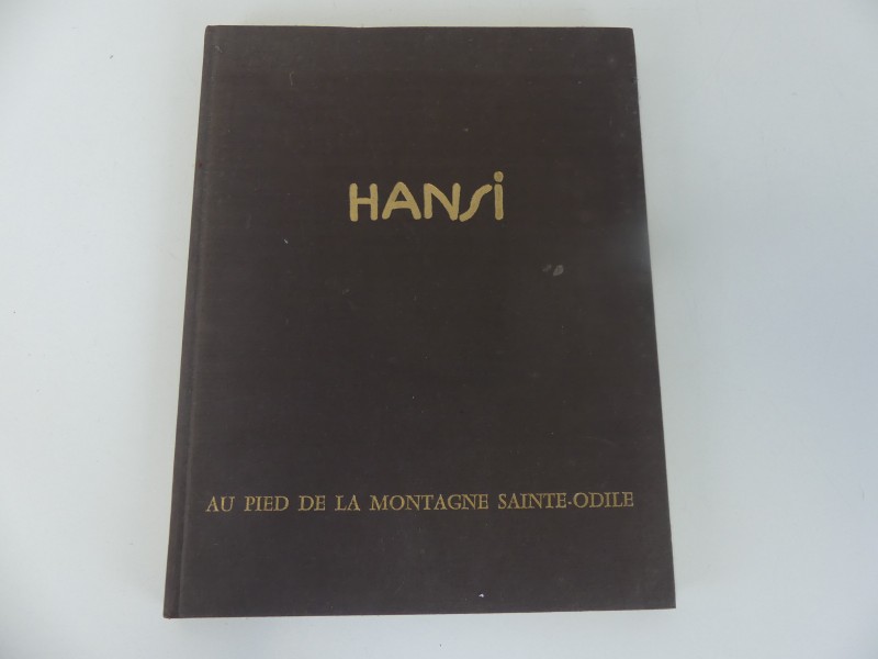 Kunstboek van Hansi "Au pied de la montagne Sainte-Odile" 1975 facsimile