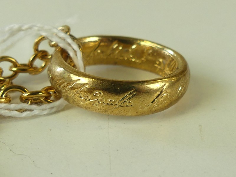 The Lord Of The Rings - Middle Earth - The One Ring met ketting