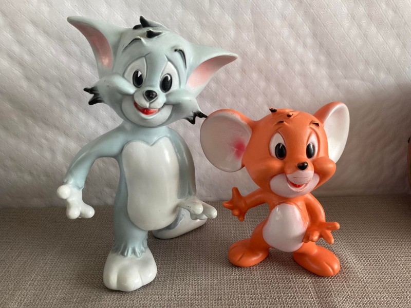 Vintage rubberen Tom & Jerry