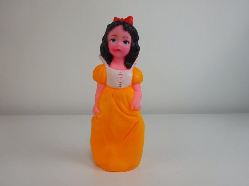 Rubber Toy: Sneeuwwitje, Ledra Plastic, Walt Disney Productions