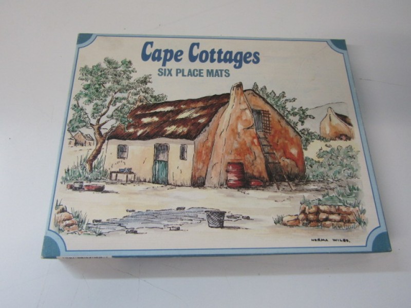 Cape Cottages Place Mats, Norma Wiles