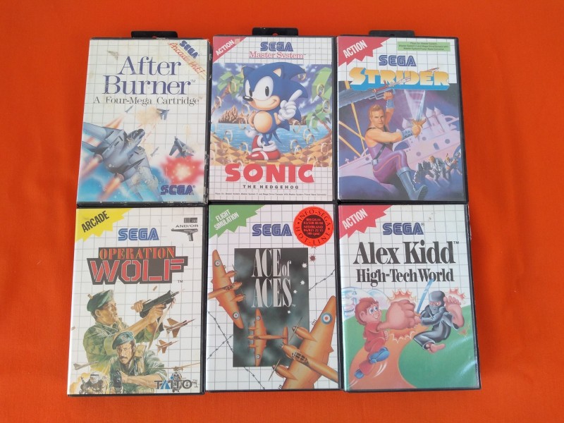 6 Sega Master System spellen